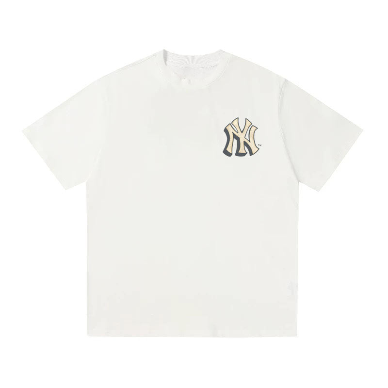 MLB Kaos Logo Seri Huruf, Unisex  M-224 Ada 3 Pilihan Warna