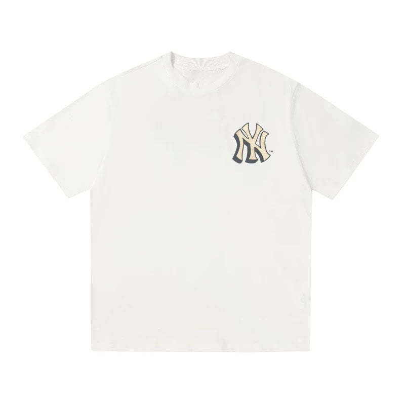 MLB Kaos Logo Seri Huruf, Unisex  M-224 Ada 3 Pilihan Warna
