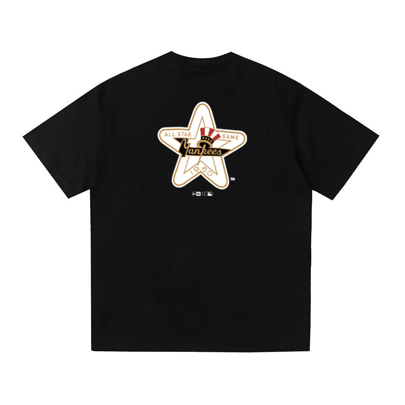 MLB Kaos Logo Seri Huruf, Unisex  M-221 Ada 3 Pilihan Warna
