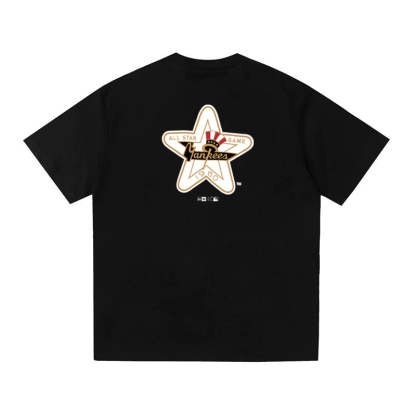 MLB Kaos Logo Seri Huruf, Unisex  M-221 Ada 3 Pilihan Warna