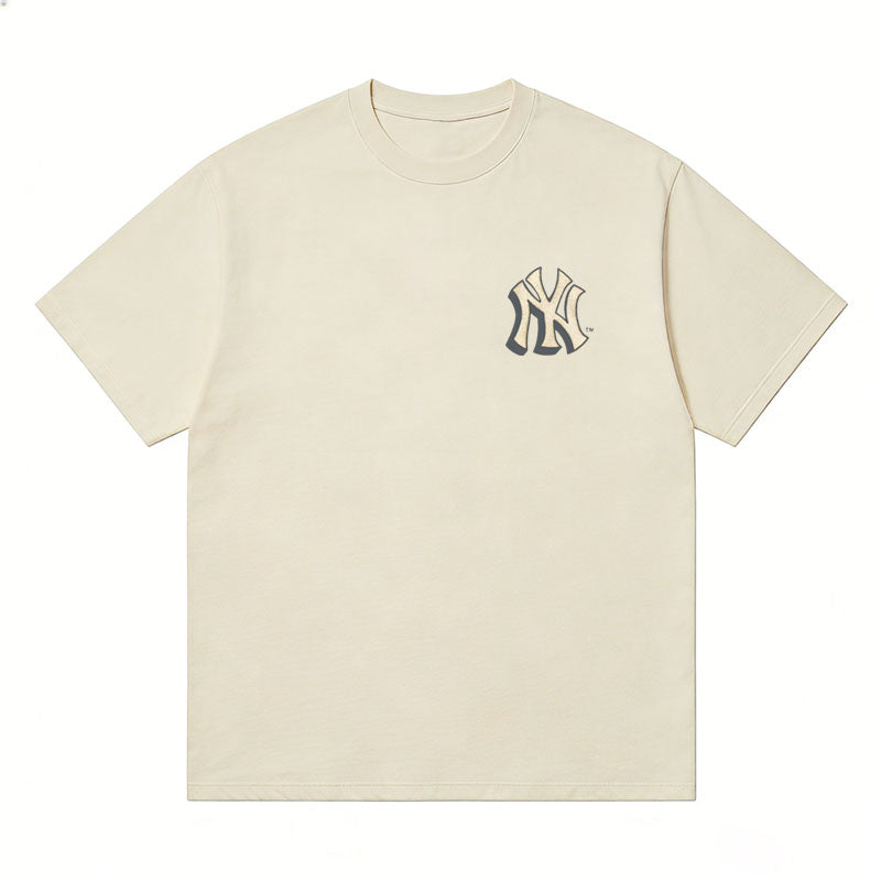 MLB Kaos Logo Seri Huruf, Unisex  M-224 Ada 3 Pilihan Warna