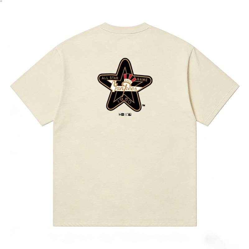 MLB Kaos Logo Seri Huruf, Unisex  M-221 Ada 3 Pilihan Warna