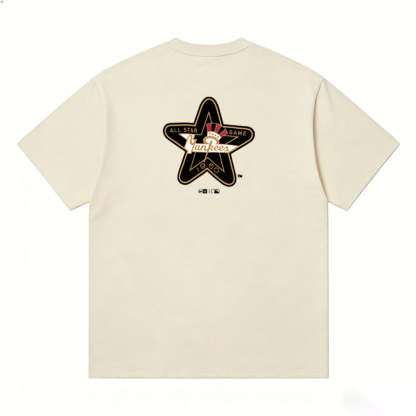 MLB Kaos Logo Seri Huruf, Unisex  M-221 Ada 3 Pilihan Warna