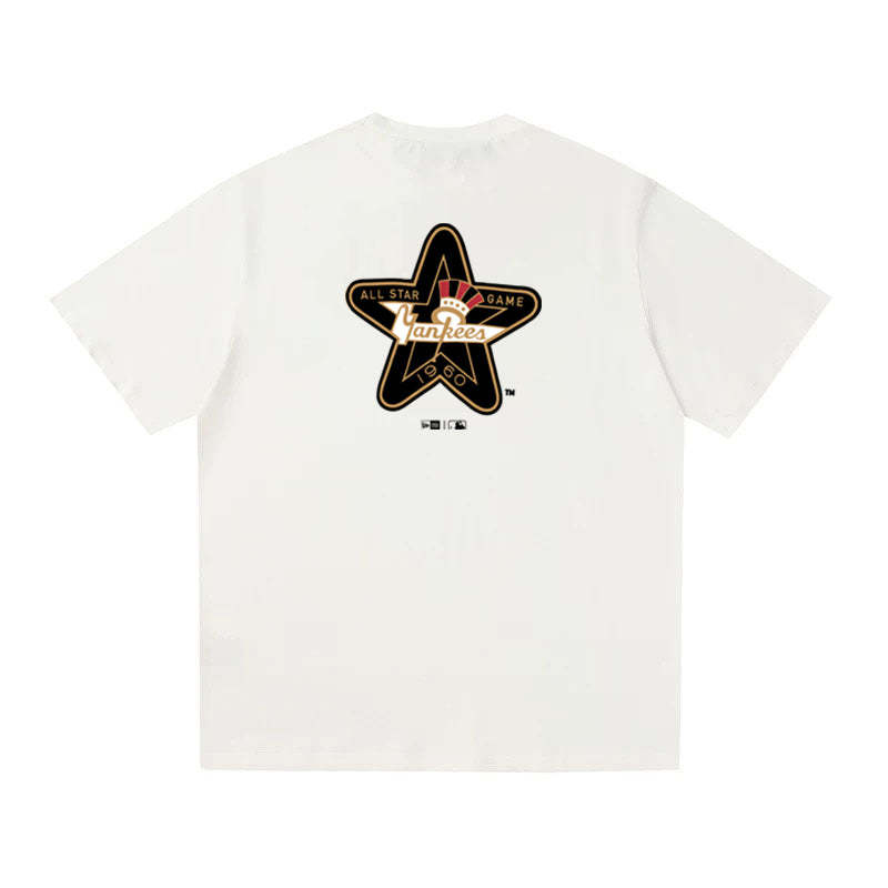 MLB Kaos Logo Seri Huruf, Unisex  M-221 Ada 3 Pilihan Warna