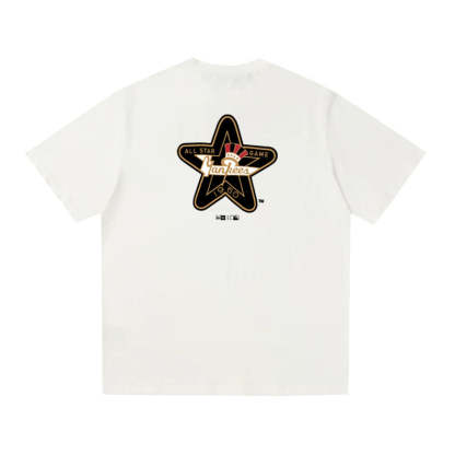 MLB Kaos Logo Seri Huruf, Unisex  M-221 Ada 3 Pilihan Warna