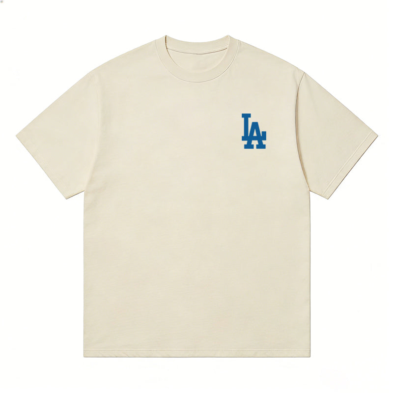 MLB Kaos Logo Seri Huruf, Unisex  M-222 Ada 3 Pilihan Warna