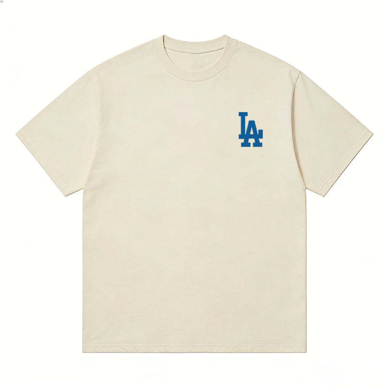 MLB Kaos Logo Seri Huruf, Unisex  M-222 Ada 3 Pilihan Warna
