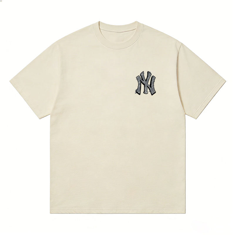 MLB Kaos Logo Seri Huruf, Unisex  M-225 Ada 3 Pilihan Warna