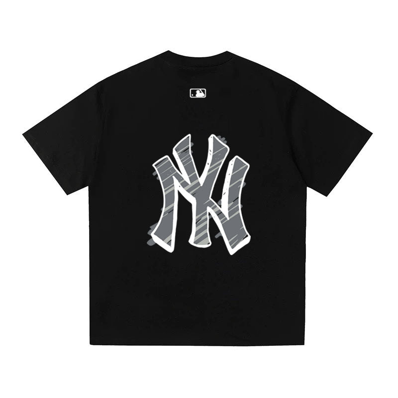 MLB Kaos Logo Seri Huruf, Unisex  M-225 Ada 3 Pilihan Warna