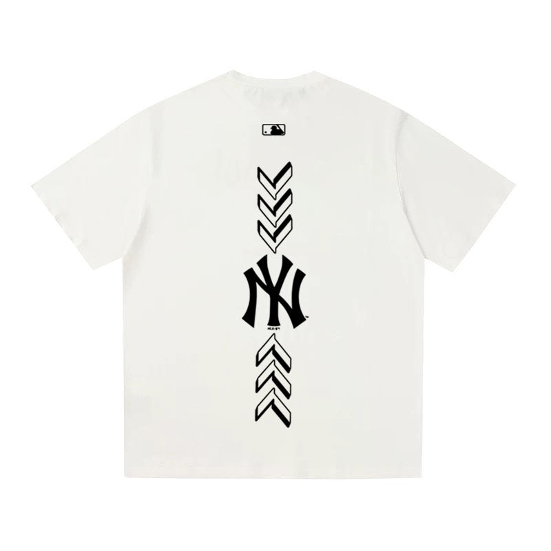 MLB Kaos Logo Seri Huruf, Unisex  M-226 Ada 3 Pilihan Warna