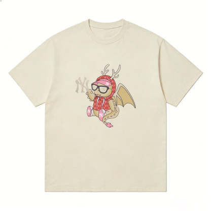 MLB Kaos Logo Seri Huruf, Unisex  M-227 Ada 3 Pilihan Warna