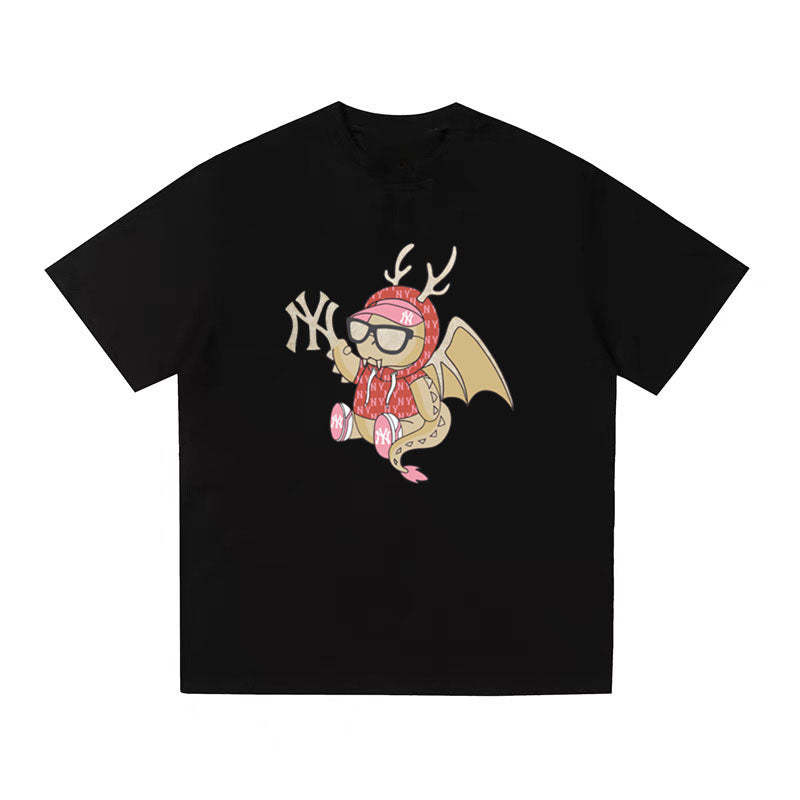 MLB Kaos Logo Seri Huruf, Unisex '"COD '" M-227 Ada 3 Pilihan Warna