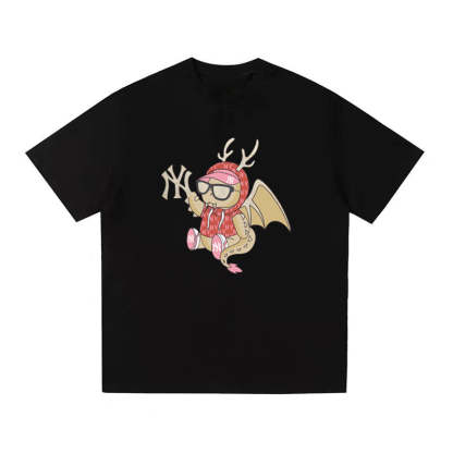 MLB Kaos Logo Seri Huruf, Unisex  M-227 Ada 3 Pilihan Warna