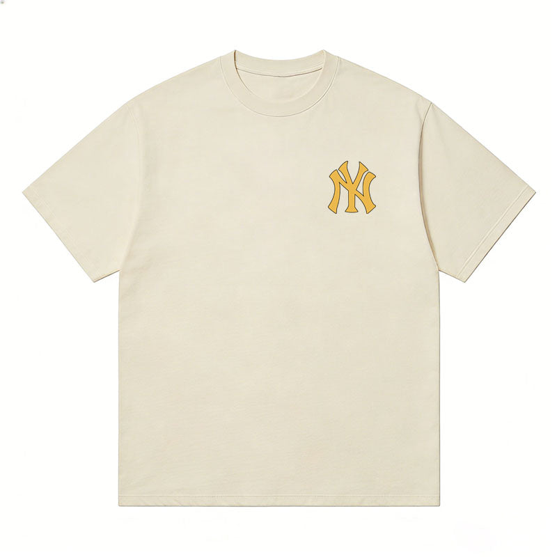 MLB Kaos Logo Seri Huruf, Unisex  M-228 Ada 3 Pilihan Warna