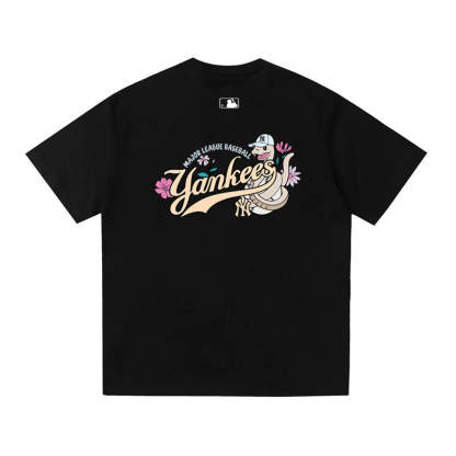 MLB Kaos Logo Seri Huruf, Unisex  M-228 Ada 3 Pilihan Warna