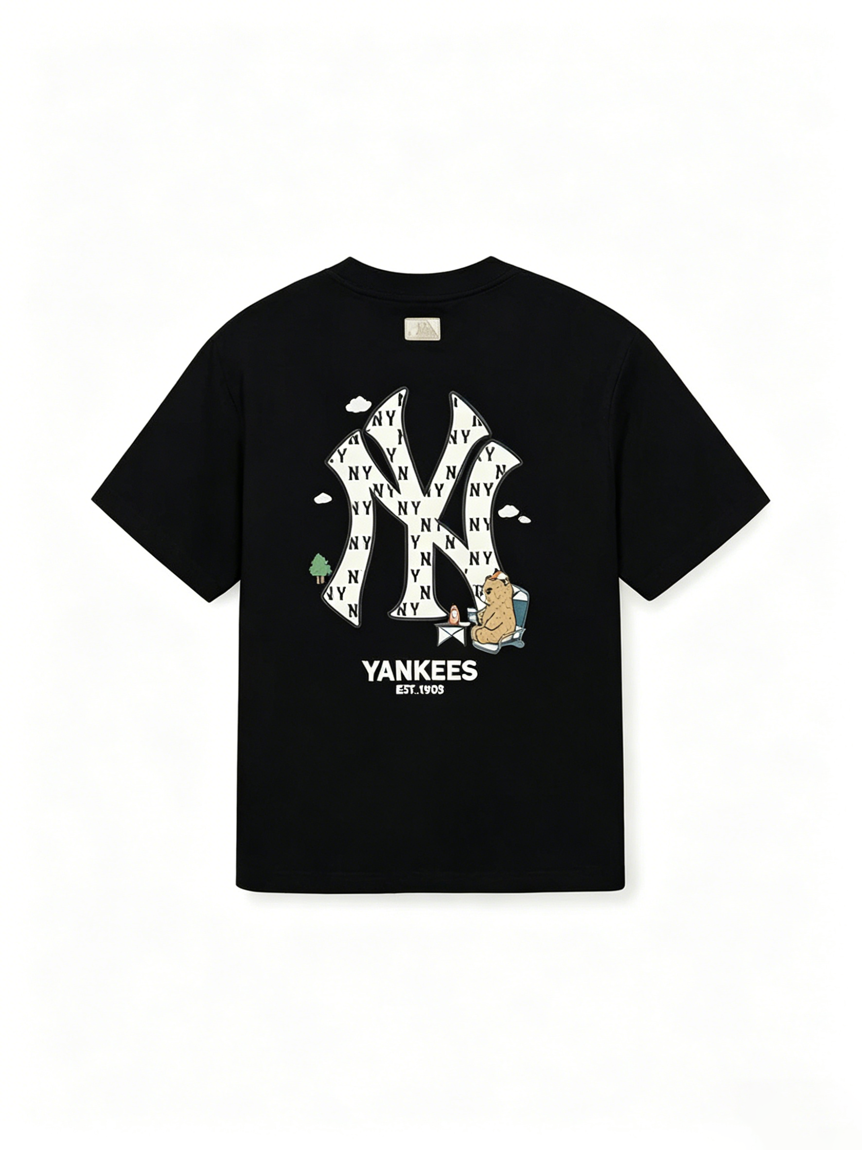 MLB Kaos Logo Seri Huruf, Unisex  M-240 Ada 2 Pilihan Warna