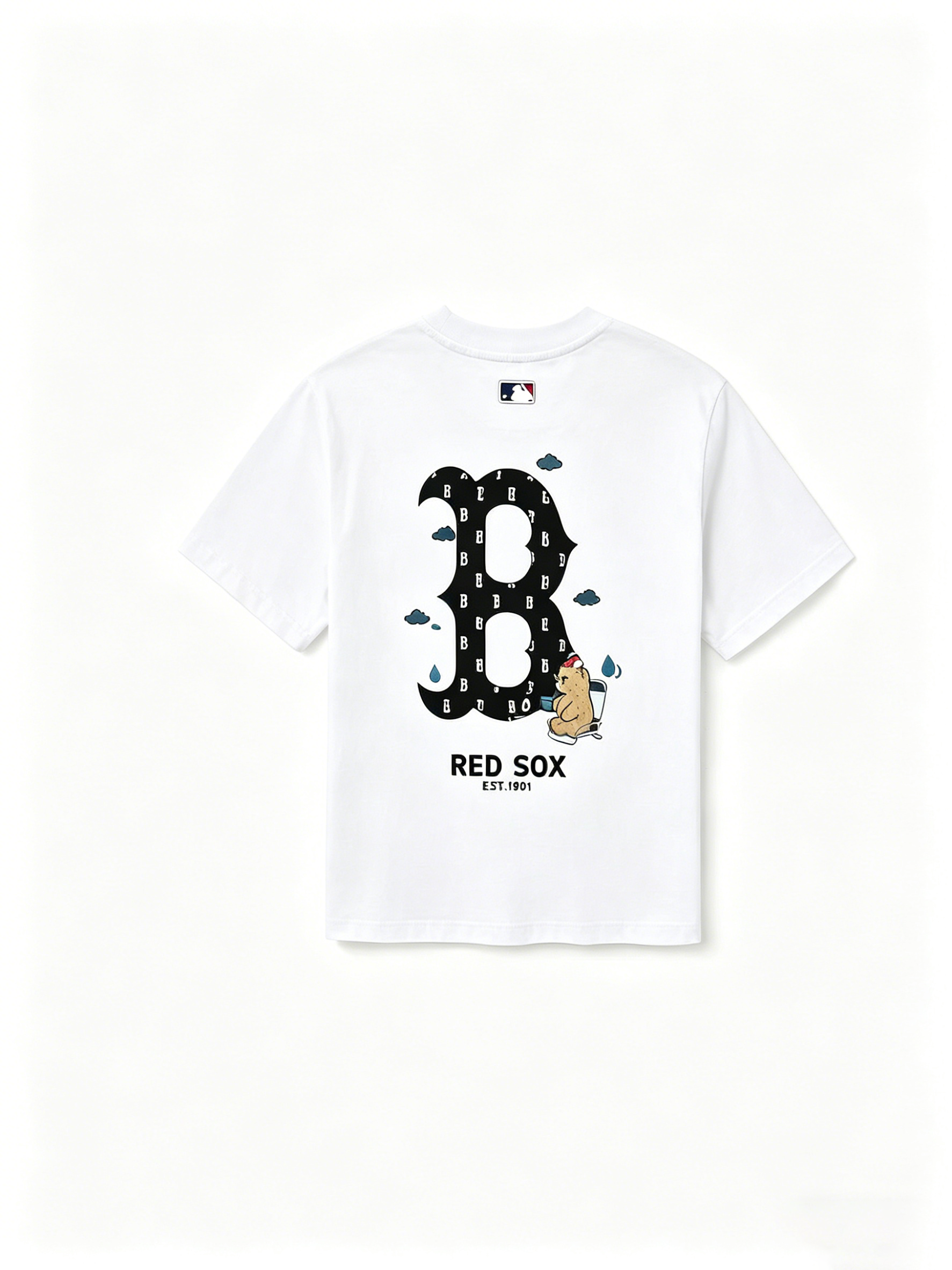 MLB Kaos Logo Seri Huruf, Unisex  M-241 Ada 2 Pilihan Warna