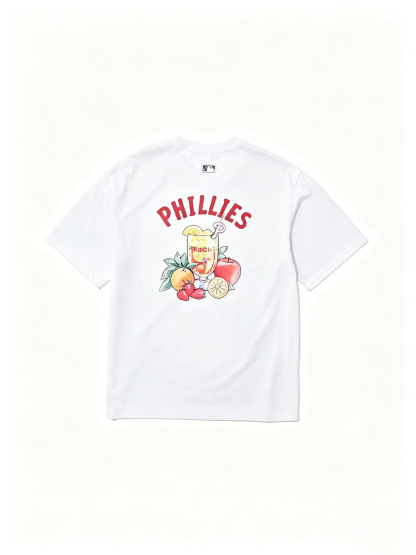 MLB Kaos Logo Seri Huruf, Unisex  M-245 Ada 2 Pilihan Warna
