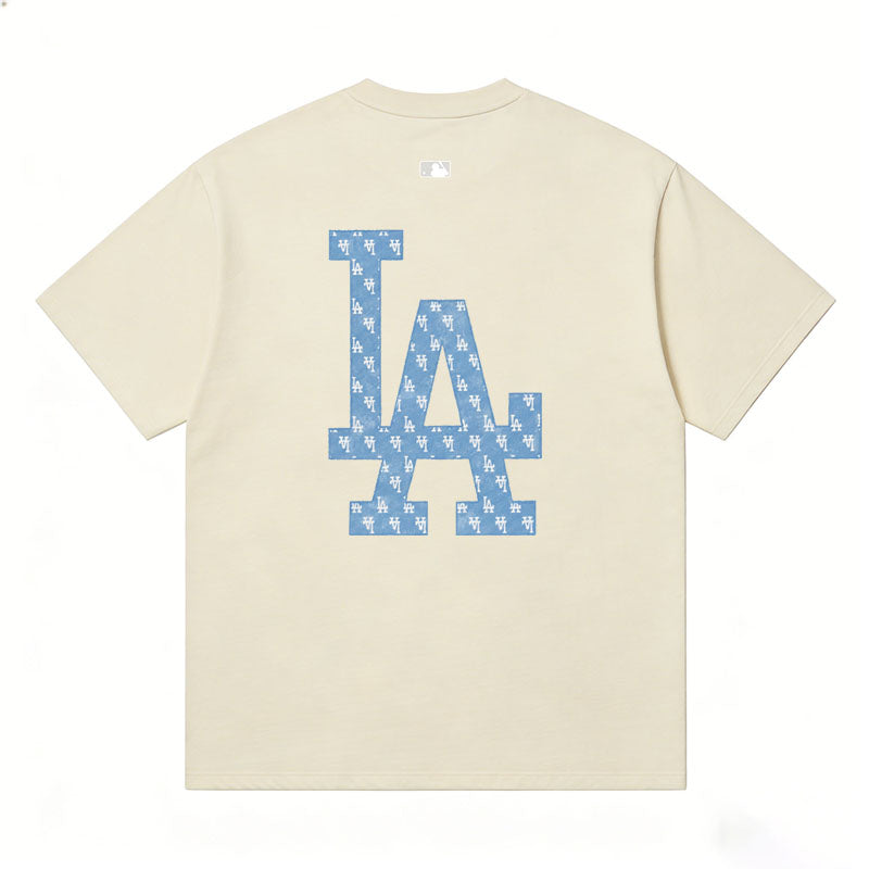 MLB Kaos Logo Seri Huruf, Unisex  M-214 Ada 3 Pilihan Warna