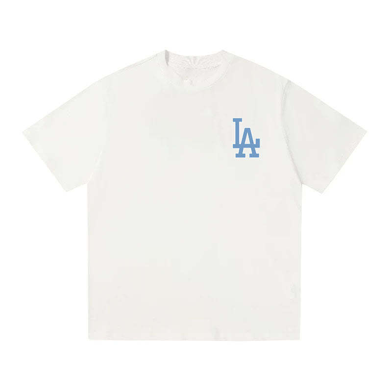 MLB Kaos Logo Seri Huruf, Unisex  M-214 Ada 3 Pilihan Warna