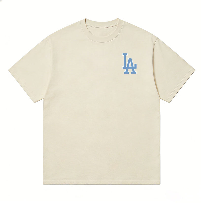 MLB Kaos Logo Seri Huruf, Unisex  M-214 Ada 3 Pilihan Warna