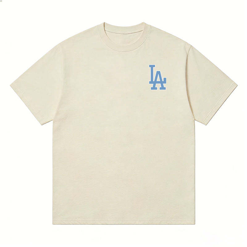 MLB Kaos Logo Seri Huruf, Unisex  M-214 Ada 3 Pilihan Warna