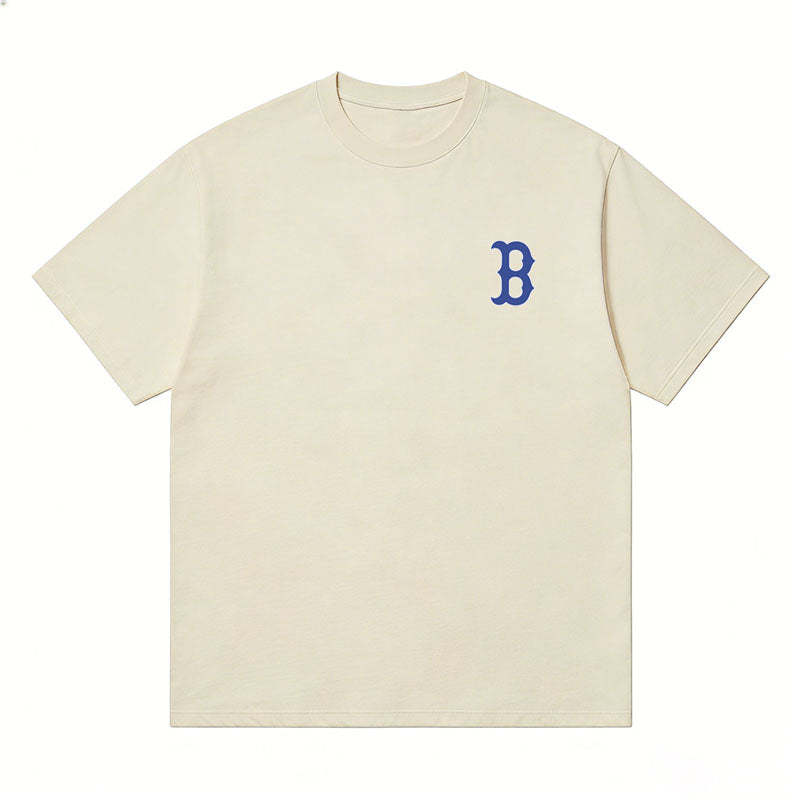 MLB Kaos Logo Seri Huruf, Unisex  M-215 Ada 3 Pilihan Warna