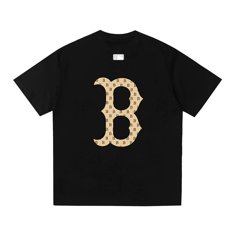 MLB Kaos Logo Seri Huruf, Unisex  M-215 Ada 3 Pilihan Warna