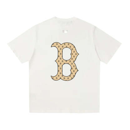 MLB Kaos Logo Seri Huruf, Unisex  M-215 Ada 3 Pilihan Warna