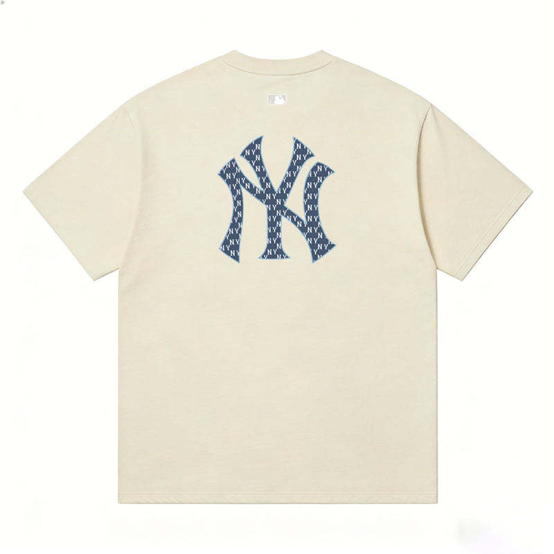MLB Kaos Logo Seri Huruf, Unisex  M-216 Ada 3 Pilihan Warna