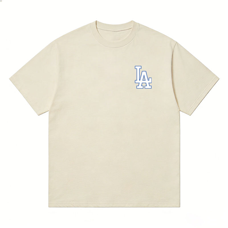 MLB Kaos Logo Seri Huruf, Unisex  M-217 Ada 3 Pilihan Warna