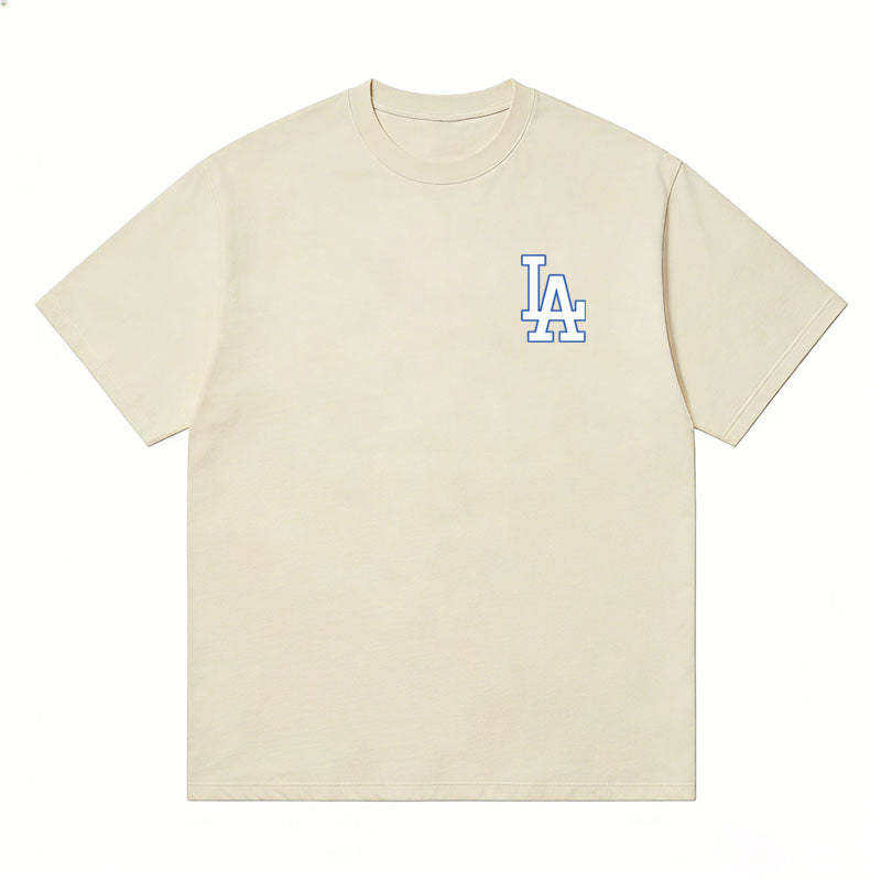 MLB Kaos Logo Seri Huruf, Unisex  M-217 Ada 3 Pilihan Warna