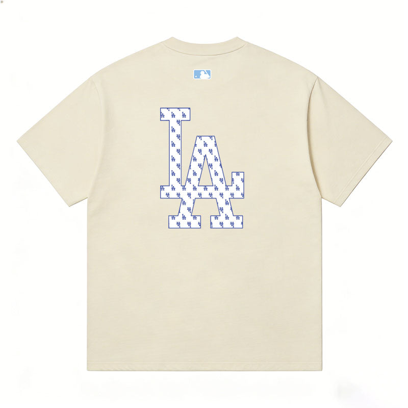 MLB Kaos Logo Seri Huruf, Unisex  M-217 Ada 3 Pilihan Warna