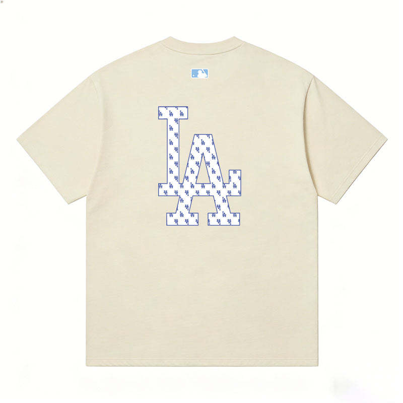 MLB Kaos Logo Seri Huruf, Unisex  M-217 Ada 3 Pilihan Warna