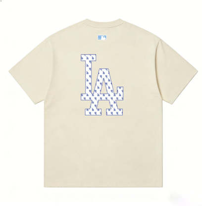 MLB Kaos Logo Seri Huruf, Unisex  M-217 Ada 3 Pilihan Warna