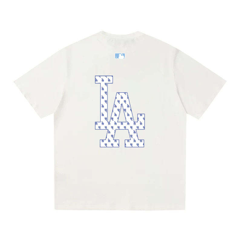 MLB Kaos Logo Seri Huruf, Unisex  M-217 Ada 3 Pilihan Warna