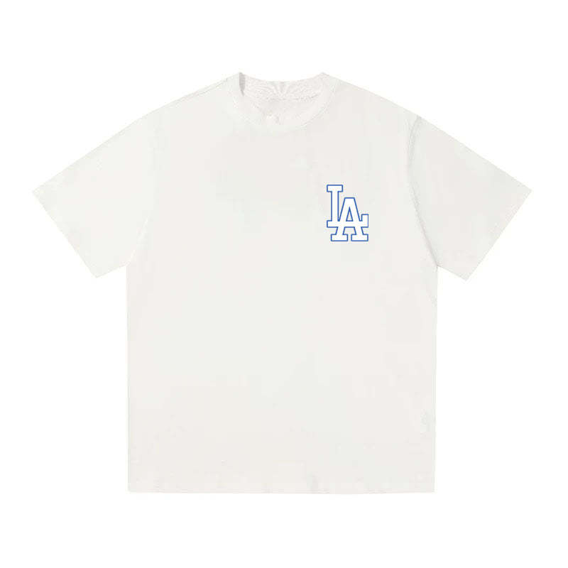 MLB Kaos Logo Seri Huruf, Unisex  M-242 Ada 2 Pilihan Warna