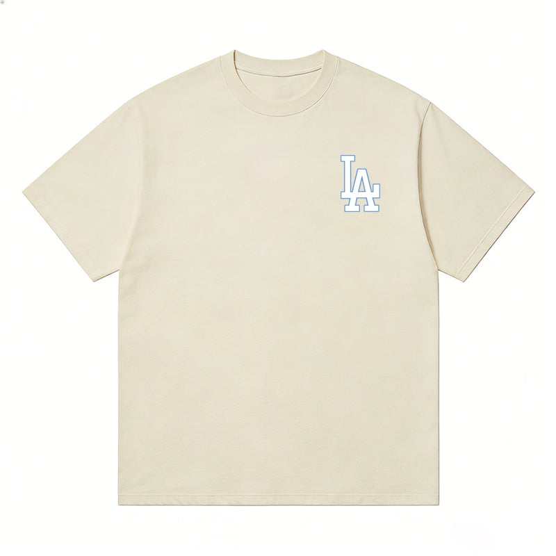 MLB Kaos Logo Seri Huruf, Unisex  M-218 Ada 3 Pilihan Warna