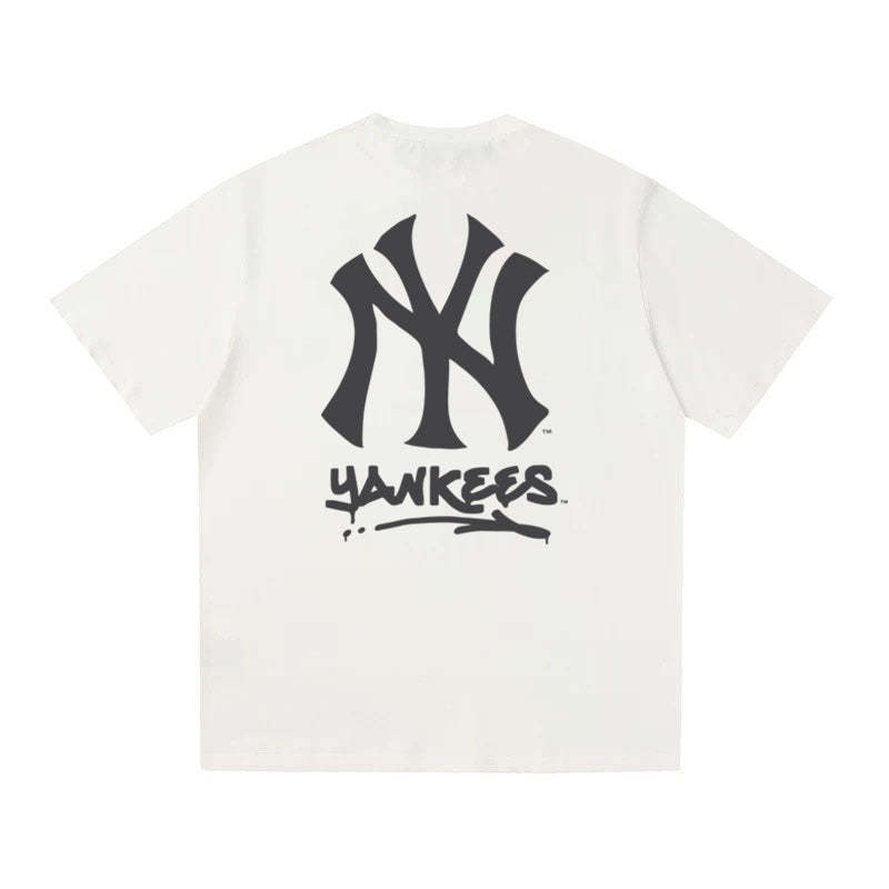 MLB Kaos Logo Seri Huruf, Unisex  M-219 Ada 3 Pilihan Warna