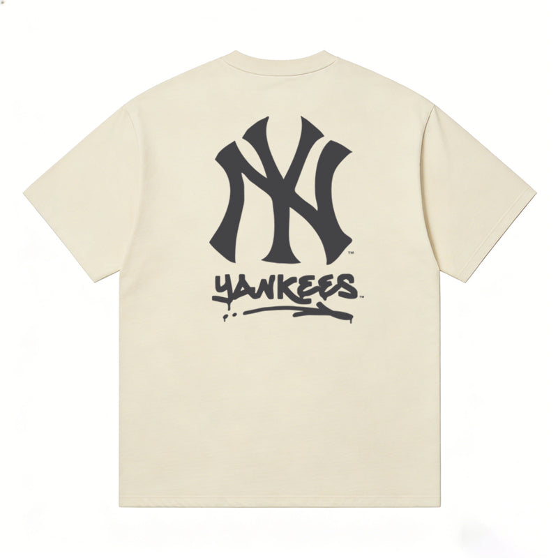 MLB Kaos Logo Seri Huruf, Unisex  M-219 Ada 3 Pilihan Warna