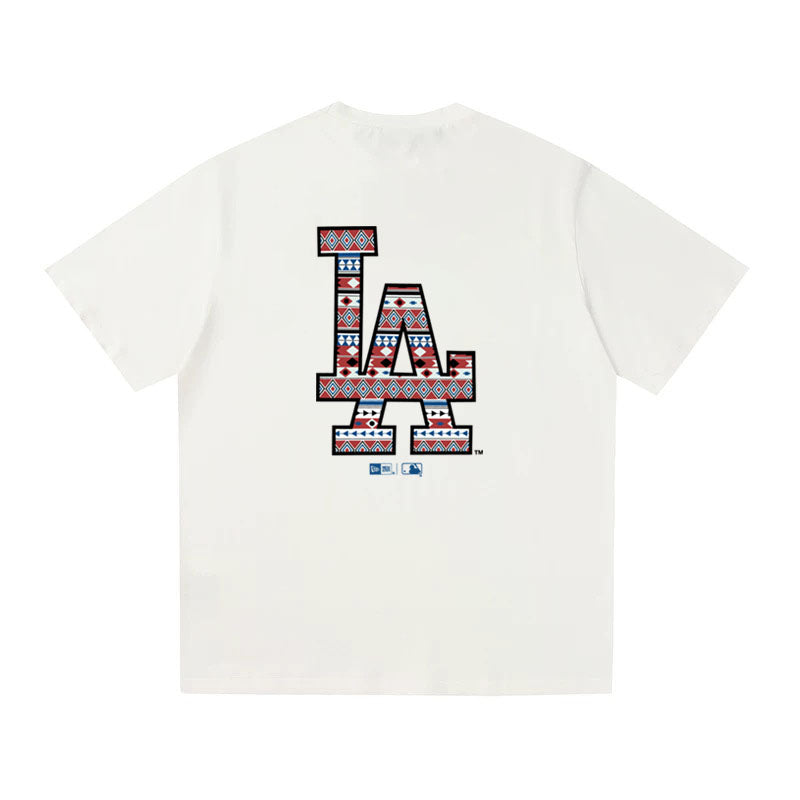 MLB Kaos Logo Seri Huruf, Unisex  M-229 Ada 3 Pilihan Warna