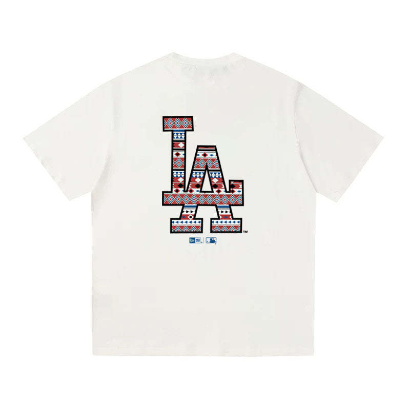MLB Kaos Logo Seri Huruf, Unisex  M-229 Ada 3 Pilihan Warna