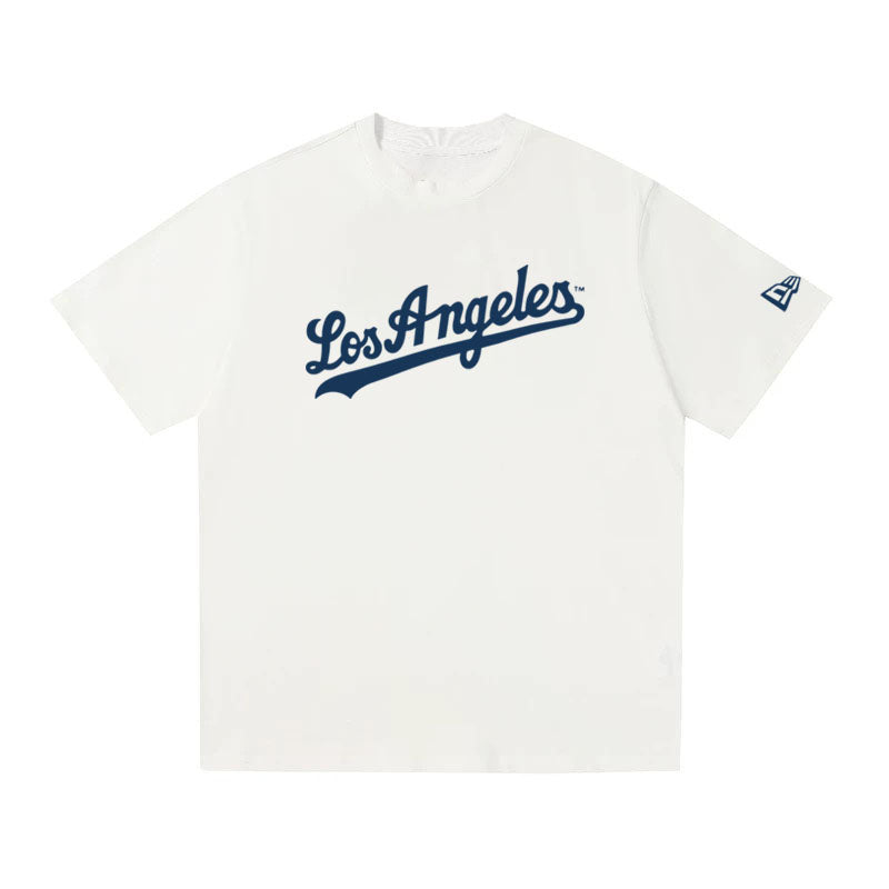 MLB Kaos Logo Seri Huruf, Unisex  M-229 Ada 3 Pilihan Warna