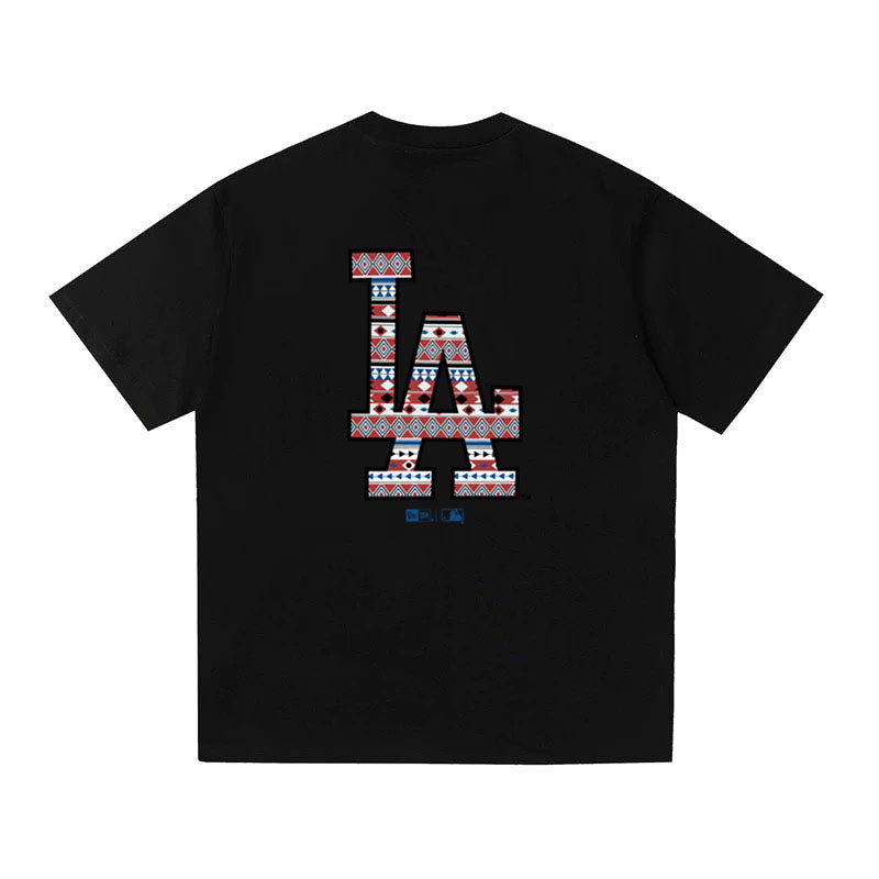 MLB Kaos Logo Seri Huruf, Unisex  M-229 Ada 3 Pilihan Warna