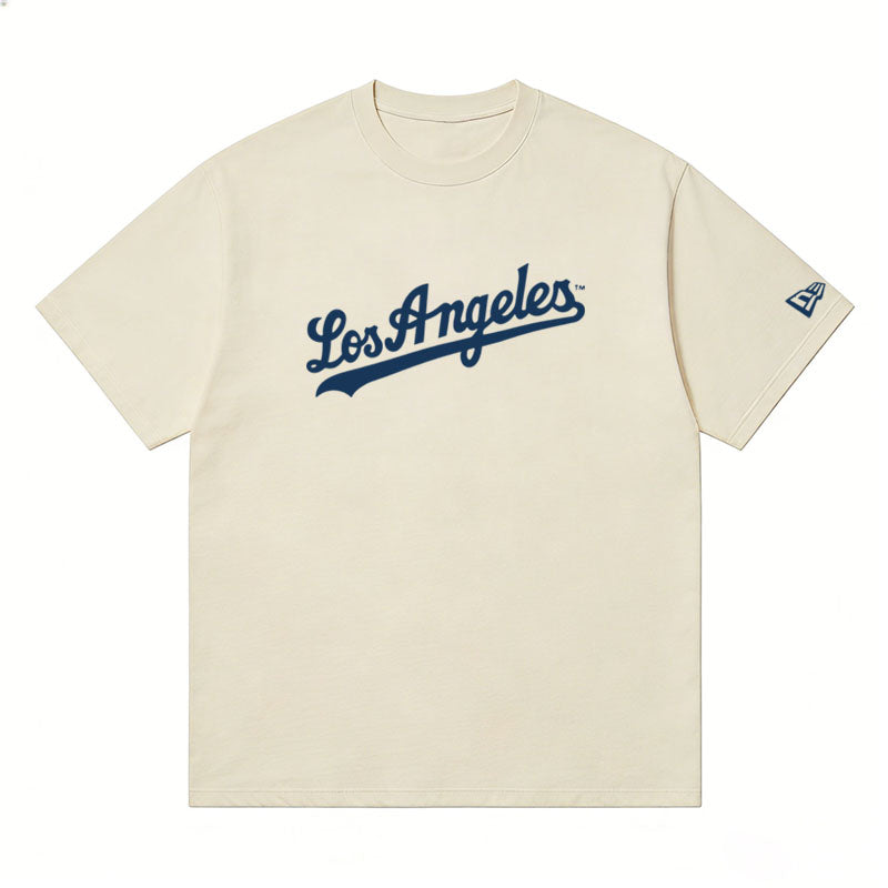 MLB Kaos Logo Seri Huruf, Unisex  M-229 Ada 3 Pilihan Warna