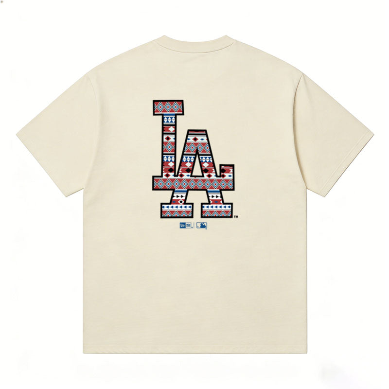 MLB Kaos Logo Seri Huruf, Unisex  M-229 Ada 3 Pilihan Warna