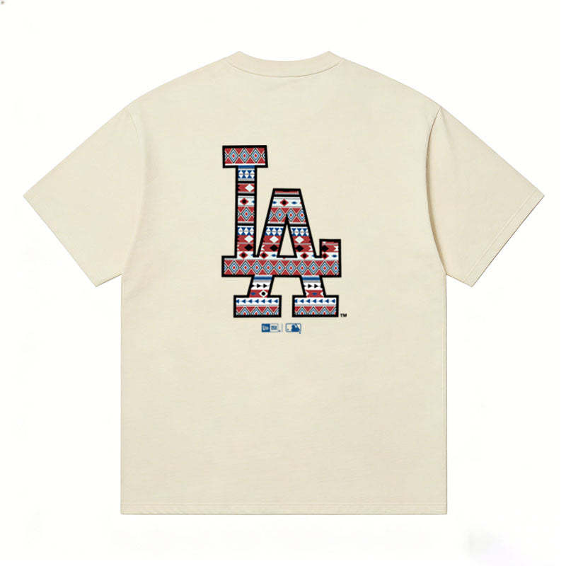 MLB Kaos Logo Seri Huruf, Unisex  M-229 Ada 3 Pilihan Warna