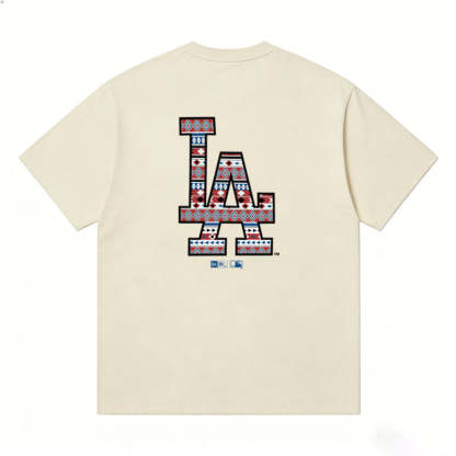 MLB Kaos Logo Seri Huruf, Unisex  M-229 Ada 3 Pilihan Warna