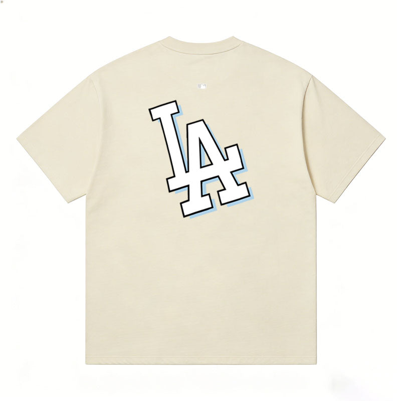 MLB Kaos Logo Seri Huruf, Unisex  M-218 Ada 3 Pilihan Warna