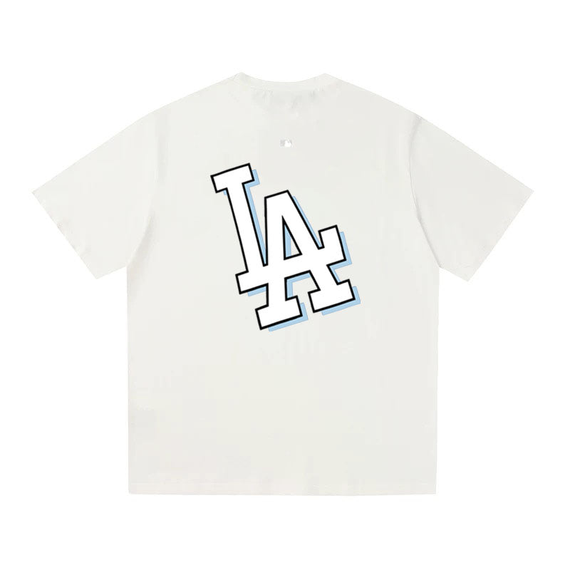 MLB Kaos Logo Seri Huruf, Unisex  M-218 Ada 3 Pilihan Warna